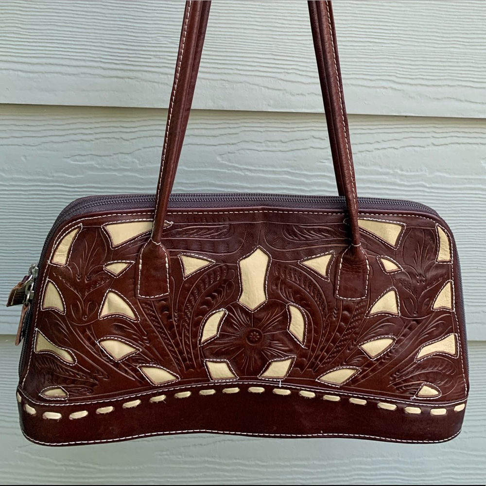 Western Boho Leather Purse